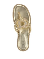 Saima Rhinestone Signature Sandals
