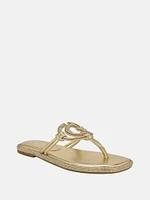 Saima Rhinestone Signature Sandals
