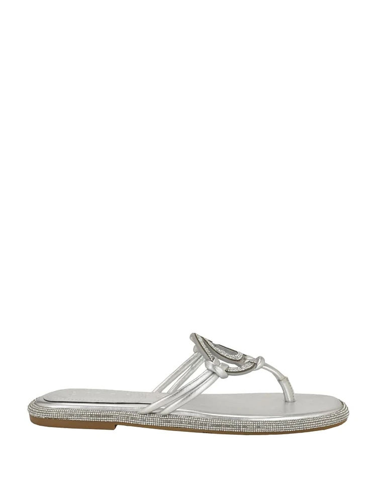 Saima Rhinestone Signature Sandals