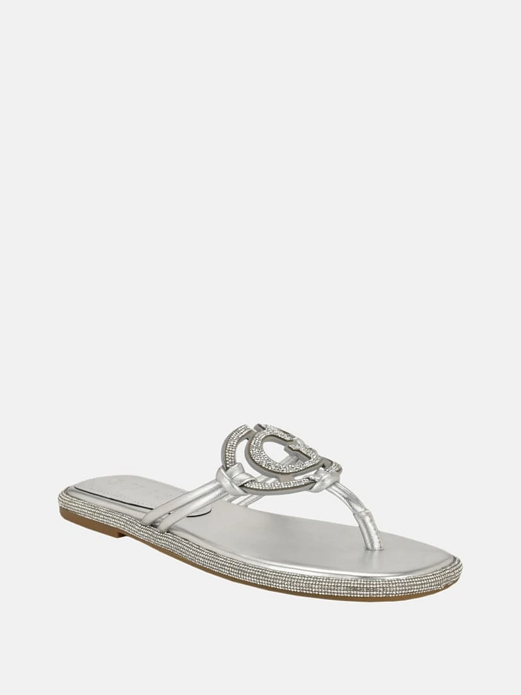 Saima Rhinestone Signature Sandals