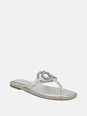 Saima Rhinestone Signature Sandals