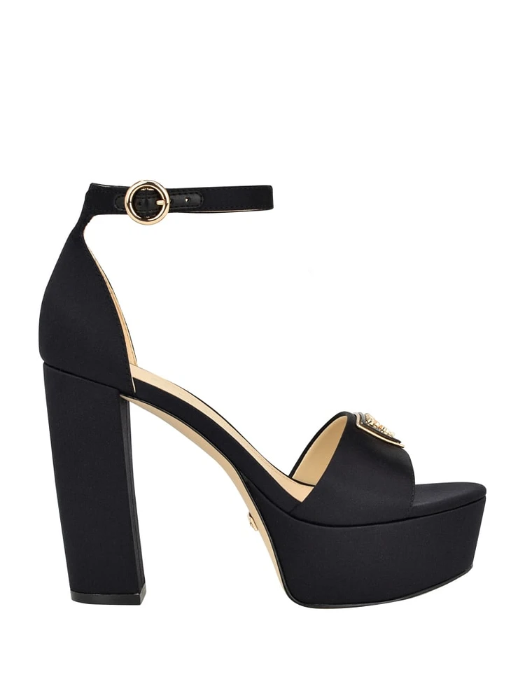 Setone Satin Signature Platform Heels