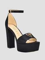 Setone Satin Signature Platform Heels