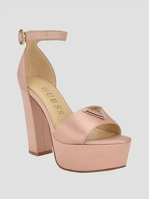 Seton Satin Platform Heels