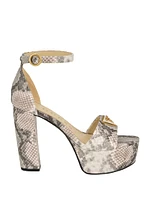 Seton Embossed Heels