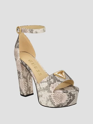 Seton Embossed Heels