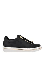 Stasey Debossed Low-Top Sneakers