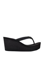 Surry Debossed Logo Platform Flip Flops