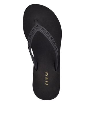 Surry Debossed Logo Platform Flip Flops