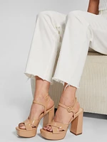 Vallenn Platform Block Heels