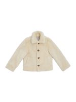 Faux-Fur Balloon Girl Peacoat (Kids 7-16)