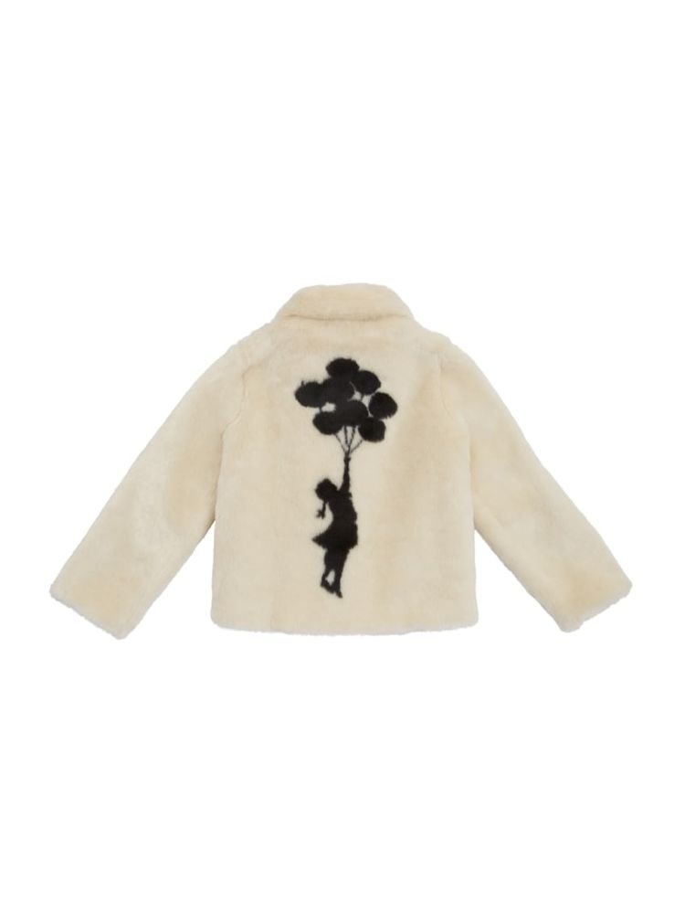 Faux-Fur Balloon Girl Peacoat (Kids 7-16)