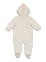 Velour Hooded Bodysuit (0-12M)