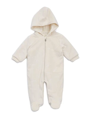 Velour Hooded Bodysuit (0-12M)