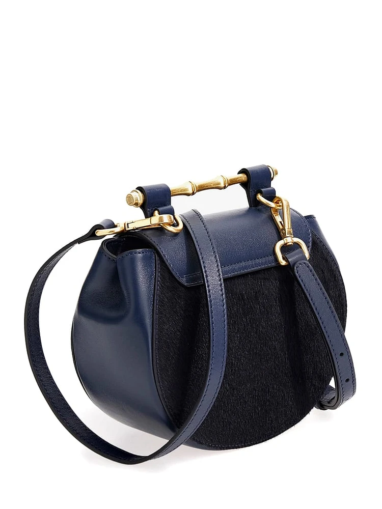 Alia Small Rounded Leather Crossbody