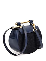 Alia Small Rounded Leather Crossbody