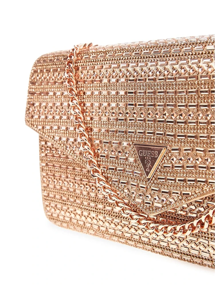Dofy Crystal Baguette Bag