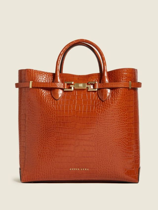 Lady Luxe Leather Tote