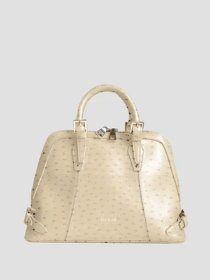 New Adele Luxe Leather Small Dome Satchel