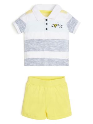 Striped Polo and Shorts Set (3-18M)