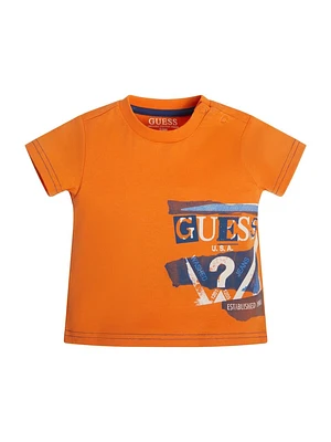 Eco Watercolor Logo Tee (0-24M)