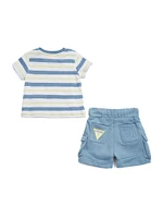 Eco Active Tee and Cargo Shorts Set (0-24M)