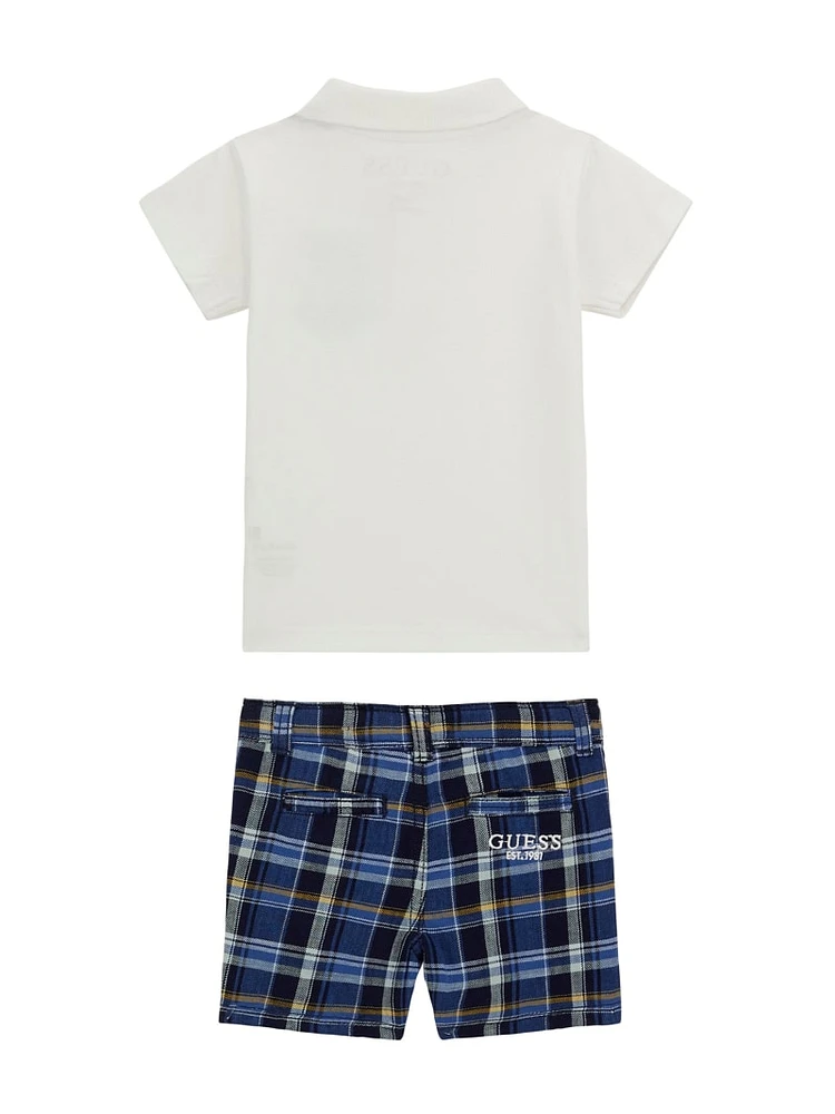 Polo and Indigo Short Set (7-16)