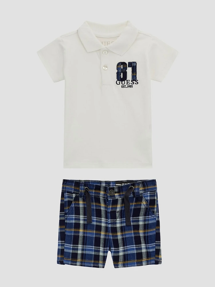 Polo and Indigo Short Set (7-16)