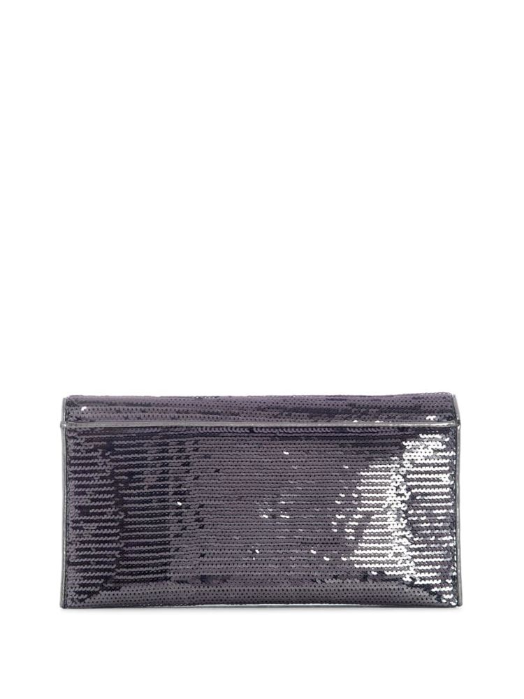 Virtual Sequin Fold-Over Clutch