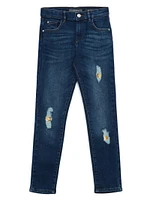 Sequin High Rise Skinny Jeans (7-14)