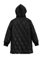 Quilted Faux-Leather Coat (7-16)