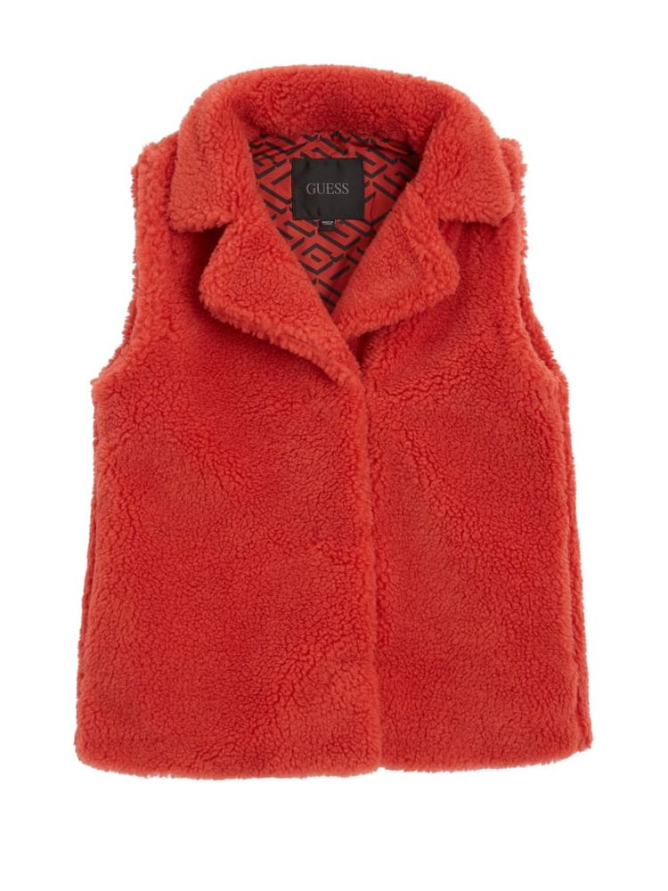 Delia Faux-Fur Vest (Kids 7-16)