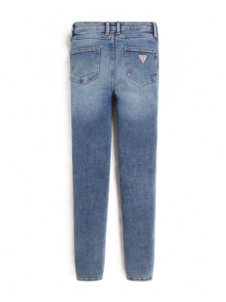 Button Fly Skinny Jeans (7-14)