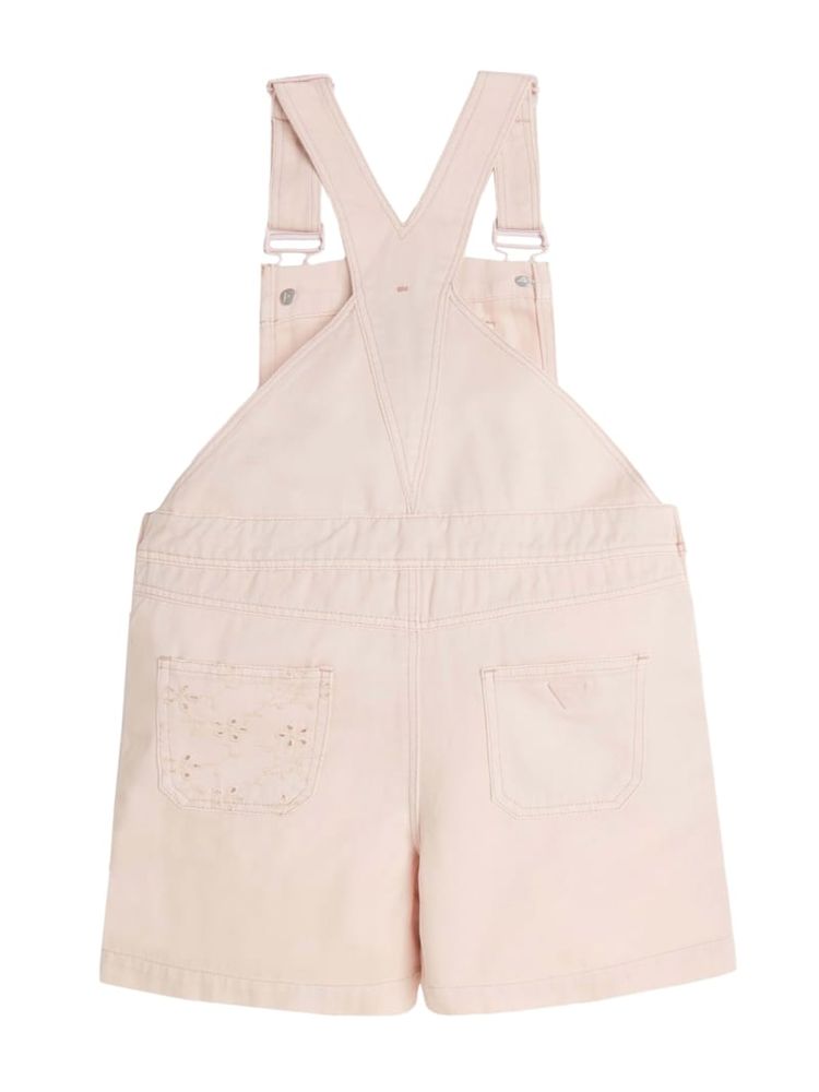 Eyelet Denim Overalls (7-16)