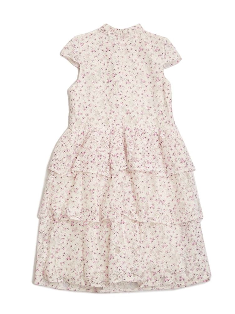 Tiered Floral Lace Dress (8-14)