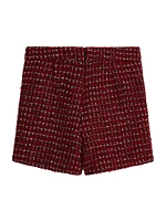 Wool-Blend Tweed Shorts (7-16)