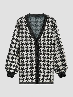 Wool-Blend Belted Monogram Cardigan (7-16)