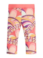 Printed Microfiber Leggings (7-16)