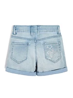 Star Stretch-Denim Shorts (7-16)