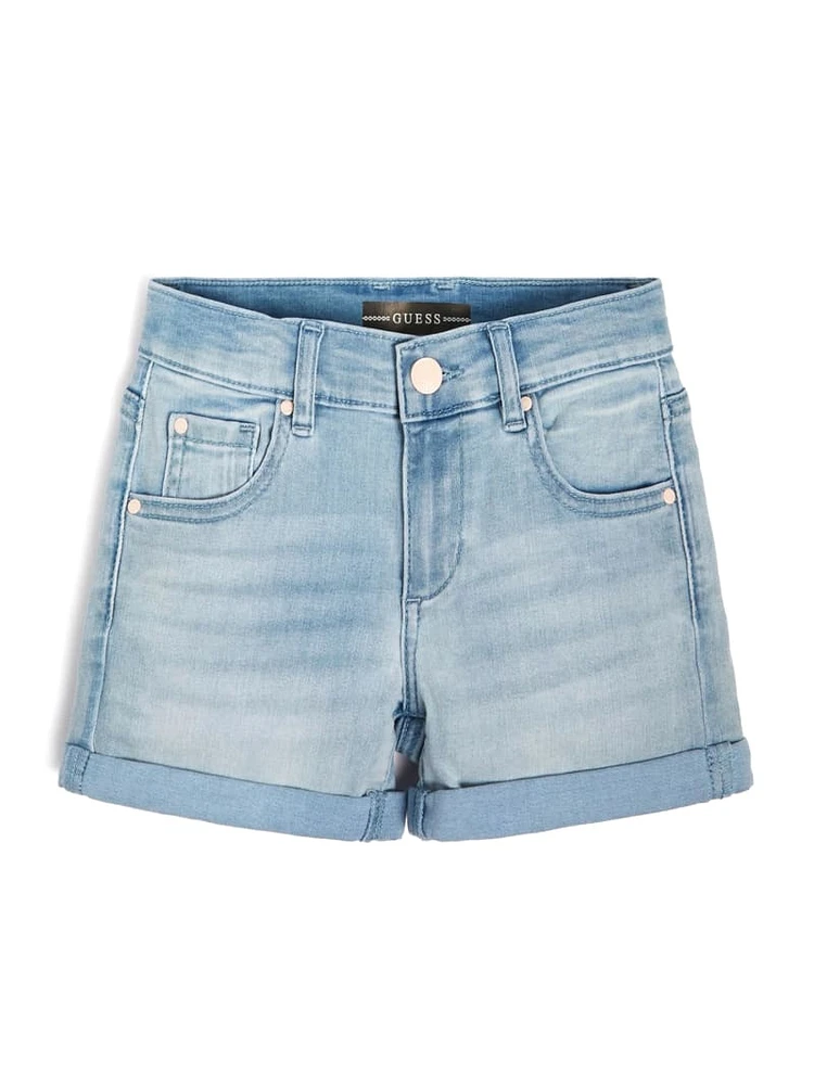 Star Stretch-Denim Shorts (7-16)