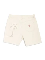 Keep It Real Tinted Denim Mom Shorts (Kids 7-16)