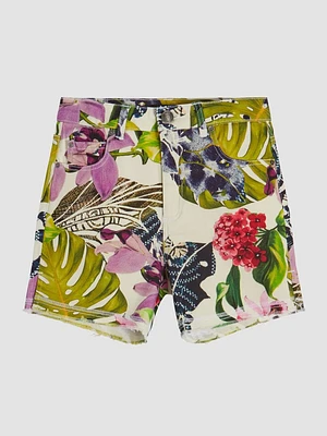 Minima Floral Denim Shorts (7-17)