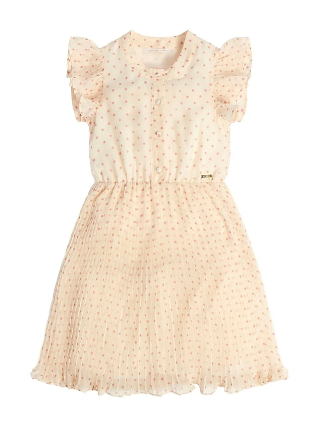 guess blue chiffon polka dot dress I Guess So Mini Dress | Blue polka dot | Womens