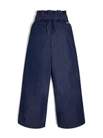 Eco Denim Paperbag Pants (7