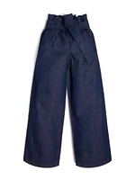 Eco Denim Paperbag Pants (7