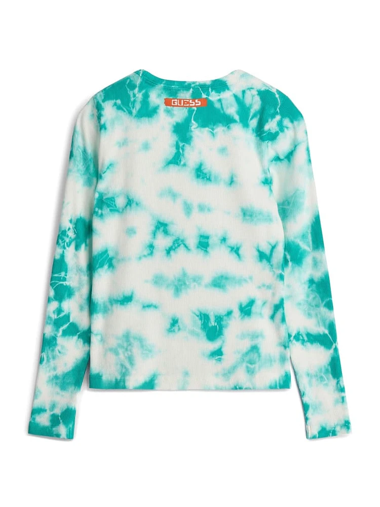 Tie-Dye Bunny Long-Sleeve Tee (Kids 7-16