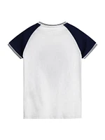 Eco Embroidered Raglan Tee (7-16)