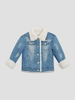 Sherpa Lined Denim Jacket (7-16)