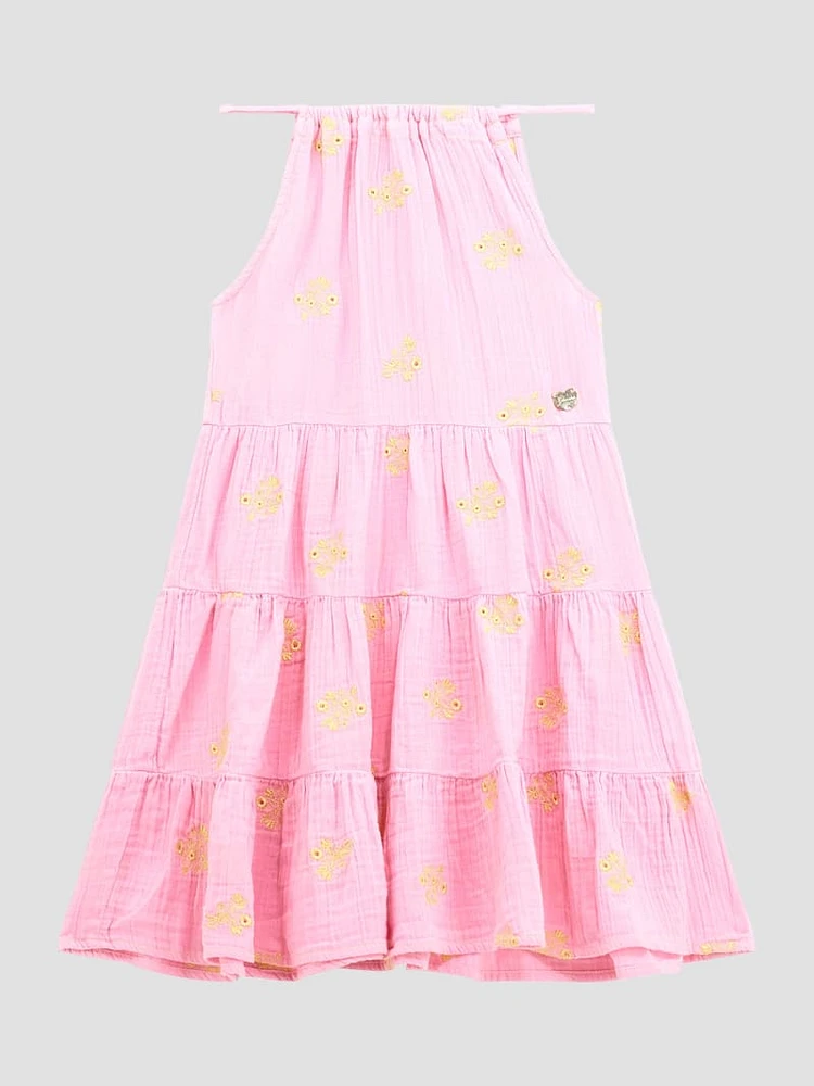 Tiered Gauze Dress (7-16)