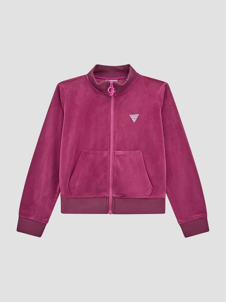 Eco Velvet Active Zip-Up Jacket (4-16)